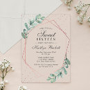 Search for rose gold geometric invitations Trendy