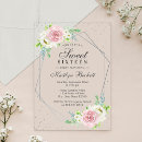 Search for acrylic sweet 16 invitations Trendy