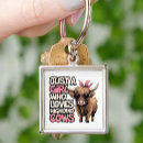Search for just key rings Highland cow