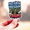 Search for enthusiastic stickers Fitness enthusiast