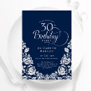 Search for stylish 30th birthday invitations Elegant