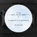 Search for mr and mrs heart stickers Thank you