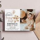 Search for balloons birthday invitations Bear