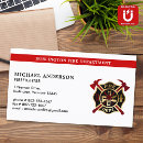 Search for fire department business cards Fireman