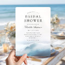 Search for watercolor bridal shower invitations Beach