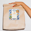 Search for blue orange stickers Mediterranean