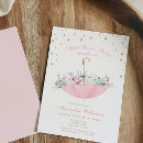 Search for april showers invitations Pink
