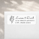 Search for rustic floral return address labels Botanical