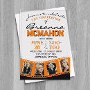 Search for orange graduation invitations Picture