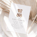 Search for teddy bear digital invitations Minimalist