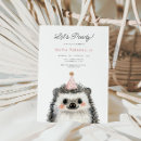 Search for hedgehog birthday invitations Woodland