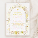 Search for catholic first communion invitations Gold
