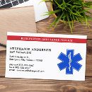 Search for emergency medical business cards Paramedic