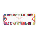 Search for crazy return address labels Watercolor