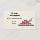 Search for brickwork business cards Professional