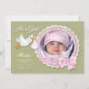 Search for stork birth announcement cards Pink