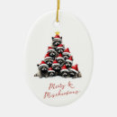 Search for cute racoon christmas tree decorations Whimsical
