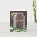 Search for mason jars christmas cards Country