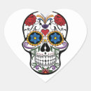 Search for skull with flowers stickers Colourful
