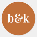 Search for orange monogram stickers Modern