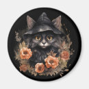 Search for black witch magnets Halloween