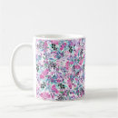 Search for purple flower mugs Abstract