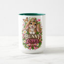 Search for rabbit lover mugs Floral bunny