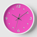 Search for neon pink clocks Bright