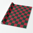 Search for red and green plaid wrapping paper Christmas colours