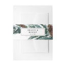 Search for christmas invitation belly bands Greenery