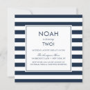 Search for stripes birthday invitations Nautical