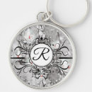 Search for white rose key rings Grey