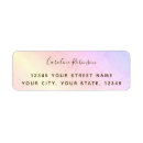Search for rainbow stripes return address labels Trendy