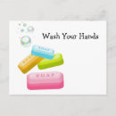 Search for washing hands postcards Soap