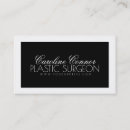 Search for black plastic business cards White