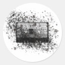 Search for audio stickers Black