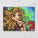 Search for blonde fairy postcards Mermaid