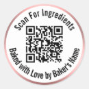 Search for ingredients round stickers Elegant