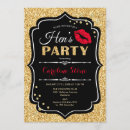 Search for red black hens party invitations Girls night out