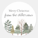 Search for trees in winter stickers Cosy