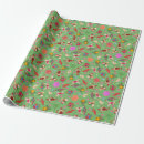 Search for kitsch christmas wrapping paper Green