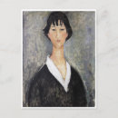 Search for black haired postcards Woman