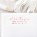 Search for girly return address labels Calligraphy