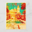 Search for blue house postcards Vintage