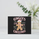 Search for gingers postcards Santa