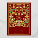 Search for scarlet wedding invitations Elegant