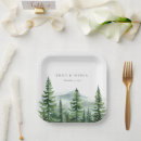Search for pine trees paper plates Forest