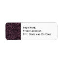 Search for rose return address labels Purple