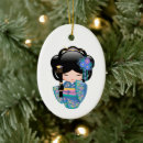 Search for geisha christmas tree decorations Japanese girl