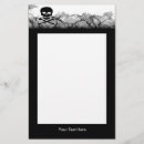 Search for skull personal stationery Crossbones